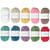 Lot de 10 pelotes de fil 100 % polyester - Rico Design - Ricorumi Nilli Nilli - Couleurs : 001, 021, 004, 008, 023, 017, 013, 012, 019, 009