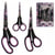 Lot de 3 ciseaux de couture - Violet