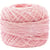 Pelote de fil à crocheter 100% coton - Rico design - rose
