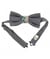Kit Couture Nœud Pap' en velours et Liberty Gris