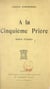 À la cinquième prière - Roman tunisien