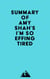 Summary of Amy Shah's I'm So Effing Tired