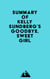 Summary of Kelly Sundberg's Goodbye, Sweet Girl