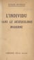 L'individu dans le déséquilibre moderne