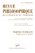 Revue philosophique de la France et de l'étranger n.2 : Martha Nussbaum, gragilité du bien et émotions (édition 2022)