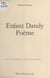Enfant Dandy Poème