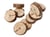10 rondins de bois - 5 cm