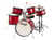 Stagg Junior - Ensemble de tambour - en 5 parties - rouge