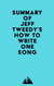 Summary of Jeff Tweedy's How to Write One Song