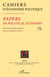 Cahiers d'Économie Politique 76 - Histoire de la pensée et théories
