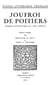 Joufroi de Poitiers - Roman d'aventures du XIIIe siècle