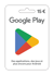 Carte prépayée Google Play - 15 euros
