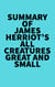 Summary of James Herriot's All Creatures Great and Small