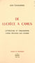 De Lucrèce à Camus - Littérature et philosophie comme réflexion sur l'homme