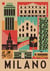 Puzzle Compact 1000 pièces - Style in the City, Milan - Clementoni