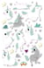 Stickers Puffy Maildor - Licornes - 10,5x16cm - 1 planche