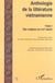 ANTHOLOGIE DE LA LITTÉRATURE VIETNAMIENNE - Tome I