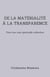 De la matérialité à la transparence - Eco Yoga