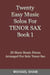 Twenty Easy Music Solos For Tenor Sax Book 1 - Woodwind Solo's Sheet Music, #13