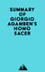 Summary of Giorgio Agamben's Homo Sacer