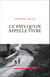 Ce pays qu'on appelle vivre