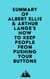 Summary of Albert Ellis & Arthur Lange's How to Keep People from Pushing Your Buttons