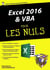 Excel 2016 & VBA Mégapoche Pour les Nuls