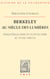 Berkeley au siècle des Lumières - Immatérialisme et scepticisme au XVIIIe siècle