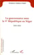 La gouvernance sous la Vè République au Niger - 2000-2004