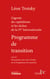 Programme de transition (NED 2022) : Suivi de Discussions avec Léon Trotsky sur le Programme de transition