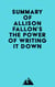 Summary of Allison Fallon's The Power of Writing It Down