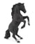 Cheval cabré noir  - PAPO - 51522