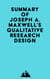 Summary of Joseph A. Maxwell's Qualitative Research Design