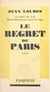 Le don de vie, histoire contemporaine des originaires d'un village (1) - Le regret de Paris