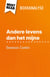 Andere levens dan het mijne van Emmanuel Carrère (Boekanalyse) - Volledige analyse en gedetailleerde samenvatting van het werk