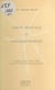 Santé mentale et anthroposophie - Conférence du 15 mars 1984 faite à l'Université Populaire de Paris