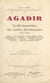 Agadir - Conflits immobiliers des confins sud-marocains (1911-1932)
