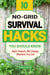 10 No-Grid Survival Hacks You Should Know: Basic Projects, BIG Change, Wherever You Live - Off Grid Living