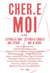 "CHER.E MOI" - Lettres à l'ado que j'étais, lettres à l'adulte que je serai