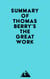 Summary of Thomas Berry's The Great Work