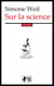 Sur la science