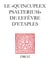 Le "Quincuplex Psalterium" de Lefèvre d’Etaples - Un guide de lecture
