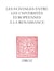 Les Echanges entre les universités européennes à la Renaissance - Colloque international de la Société Française d'Etude du XVIe siècle et l'Association Renaissance-Humanisme-Réforme, Valence, 15-18 mai 2002