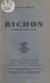 Bichon - Comédie en trois actes