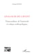 Analogie de l'avent - Transcendance de l'extériorité et critique anthropologique