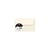 Pollen - Enveloppe - 90 x 140 mm - portefeuille - côté ouvert - autocollant - imprimable - blanc naturel - pack de 20