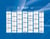 Calendrier 2027 Quo Vadis - 14 mois - Bleu - 18 x 13,5 cm