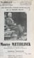 Maurice Mæterlinck - Poète, dramaturge, philosophe du subconscient