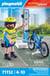 Playmobil - Policier cycliste avec borne de recharge - 71732 - Les policiers