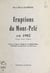 Éruptions du Mont-Pelé en 1902 - Lettres d'une fiancée